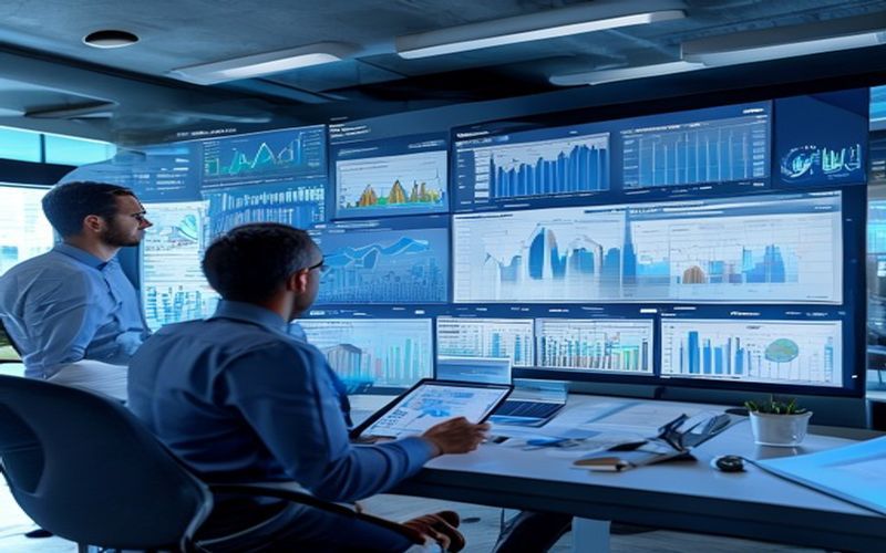 Analytics dashboard and data review